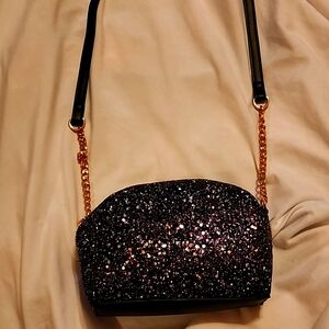 Black Sparkly Bag